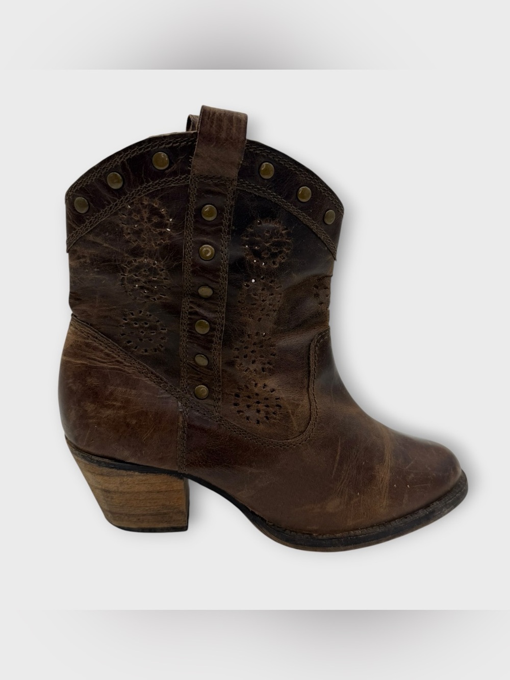 Dingo Vintage‎ Booties Size 7 Good Condition Brown Leather Good Condition!